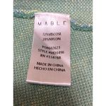 Mable Green Floral Knit Sleeveless Crew neck Cut Out Mini Bodycon Tank Dress M Size M Photo 3