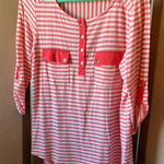 Faith and joy  Striped Top petite large Photo 0