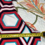 Crown & Ivy  women’s large halter dress geometric striped pattern ties in back Photo 4