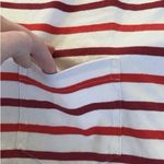Madewell Red and White Striped Short Sleeve Tee Photo 7