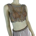 Terani Couture PROM 1611P1018 White & Nude size 6 Photo 4