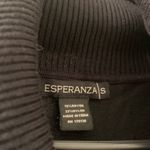 Womens Esperanza Black Long Sleeve Dress Size Small Light Sweater Photo 7