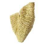 Ramla Woven Raffia Creasant Top Handle Bag Purse Tan Straw Boho Beach Vacation Photo 4