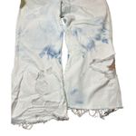 Kancan Signature Mid Rise Flare Jeans Tie Dye Look Button Fly Destroyed Sz 32 RE Photo 3