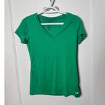 Champion Duo Dry Athletic Short Sleeve V-neck Workout T-shirt Green Women's S Photo 0