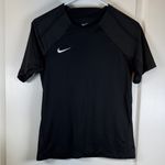 Nike  Dri-Fit Black Biking Cycling Short Sleeve Top Size Large EUC #2090 Photo 0