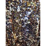 Bold Elements  Bronze Sequin Scoop Neck‎ Blouse Size 2XL Photo 2