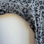 Athleta  Elation High Rise Tight Leggings Gray Black Leopard Size Medium TALL Photo 2