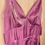 Romwe Nwt  Solid Metallic purple Cami Dress holographic color shifting dress sm Photo 1