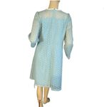 FANY I SEAFOAM GREEN LACE RETRO STYLE SHIFT DRESS NWT (L) Blue Size L Photo 4