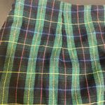 Tracy Evans Vintage 90s Plaid Mini Wrap Mini Navy Green Academia School Girl szS Photo 8