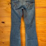 Maurice's Kaylee Flare Mid Rise Denim Jeans 3/4 Short Photo 1