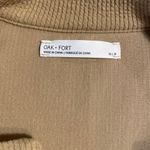 Oak + Fort Tan Button Up Sweater  Photo 1
