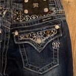 Miss Me  Fleur Rhinestone Diamond Bootcut Jeans Photo 3