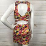 Material Girl  Floral Heart Cutout Dress M Photo 2