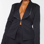 Pretty Little Thing Avani suit jacket blazer size 14 Black Photo 0