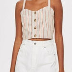 Topshop New  Stripe‎ Crop Tank Top Bralet Photo 0