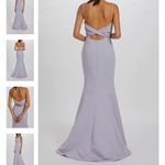 Amsale Ice Della Bridesmaid Dress Blue Size 4 Photo 2