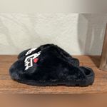 Karl Lagerfeld  Paris womens size 9 LUCILE BLACK FAUX FUR slippers New size 9 Photo 1