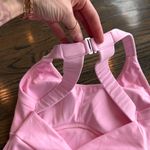 Halara SoftlyZero™ Plush Cut Out Cropped Yoga Tank Top Nosegay Pink Size XS NWT Photo 4