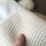 Vintage Wool & Silk Textured Ivory Blazer Suit menswear winter wedding masculine Size 4 Photo 6