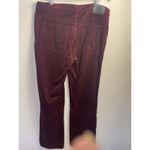 LRL Lauren Jeans Co Women's Corduroy Burgundy‎ Bootcut 14 Red Photo 2