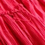 Free People Strapless Tiered Smocked Top Dress Flowy Midi Length Size Small Photo 10