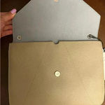 NWT Senreve MINI ENVELOPE SLEEVE Sand Gray Photo 5