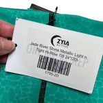 Zyia Active Womens Legging Light N Tight Hi Rise Jade River Stone Metallic Sz 20 Photo 7