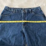 90s High Waisted Straight Leg Cropped Jeans Medium Wash Vintage Size 14 Photo 6