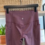 Athleta Mid-Rise Salutation Stash Pocket II Printed 7/8 Stripe Capri Legging, S Photo 8