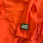 NWT Daily Drills Orange Nylon Windbreaker Jacket Size XS Photo 4