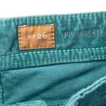 Pilcro and the Letterpress  Serif Green Corduroy Ankle Pants Size 26 Casual Photo 3