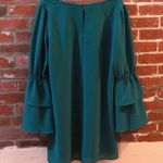 A New Day Green Bell Sleeve Dress Photo 9