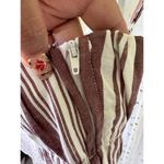 Lemlem  + H&M Women's Linen Blend Stripe Elastic Hem Adjustable Strap Crop Top XS Photo 5