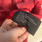 st. john's bay Vintage St John’s Bay Suede Red Coat Blazer Jacket Size Petite Large Leather Photo 5