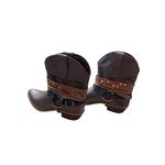 Durango women’s leather western dark brown ankle boots shoes size 8M SKU 3716 Photo 6