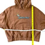 Santa Cruz Scattered Butterfly Brown Cropped Hoodie Womens Medium Photo 3