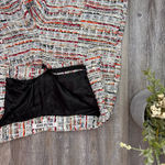 Walter Baker  Womens Tweed Cropped Multicolor Wide Leg High Waisted Pants Size 2 Photo 6