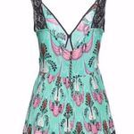 Paco Rabanne light green cami satin with lace details size 6 Photo 1