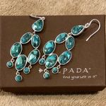 Silpada Turquoise Sterling Silver Chandelier Vieques Drop Dangle Earrings W3289 Photo 3