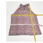 Ramy Brook Lula Paisley Print Sleeveless Keyhole Tie Back Top Blouse Pink Large Photo 7