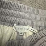 Good American  Paperbag Leather Shorts Size 0 Purple Drawstring Waist Classy Chic Photo 5