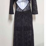 Free People  Adored  Black Lace Maxi Dress Size S. B27 Photo 7