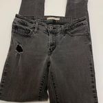 Levi’s 711 skinny faded, black, distressed Jean size 28 Black Photo 0