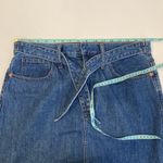 Madewell Rigid Denim Straight Mini Skirt in Haydel Wash: Tie-Waist EUC Sz 30 Photo 10