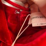 Lovers + Friends NWT ‎ Edith Mini Dress in Crimson Red Size S Photo 6