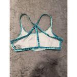 Victoria's Secret  Pink Swim Strappy Racerback Bikini Top S Teal Tie Dye Photo 1
