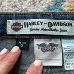Harley Davidson Harley-Davidson straight leg jeans Medium wash Women’s size 12 petite Photo 2