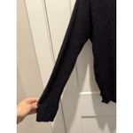Madewell Women’s Ribbed Alpaca-Blend Crewneck Sweater Small S Black Oversized Photo 4